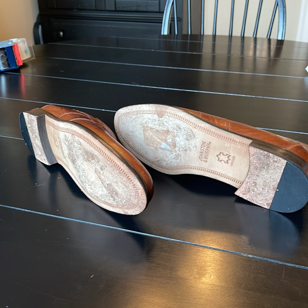 Johnston & Murphy slip on tassel loafers pre owned size 11 m - Picture 10 of 10